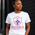 Secured Property| white shirt